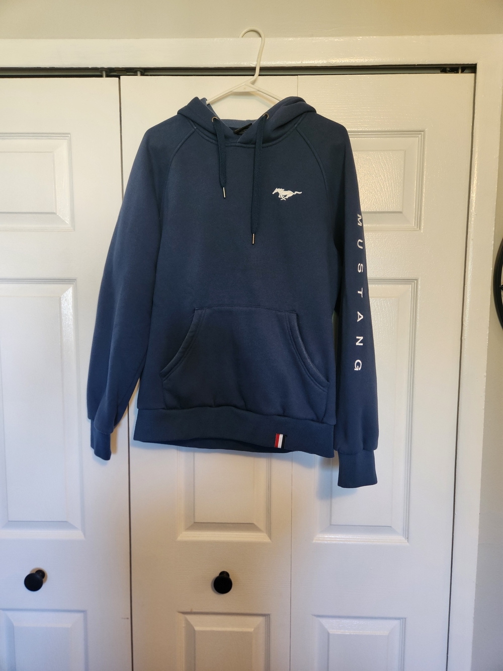 Ford Navy Blue Mustang Pullover Hoodie